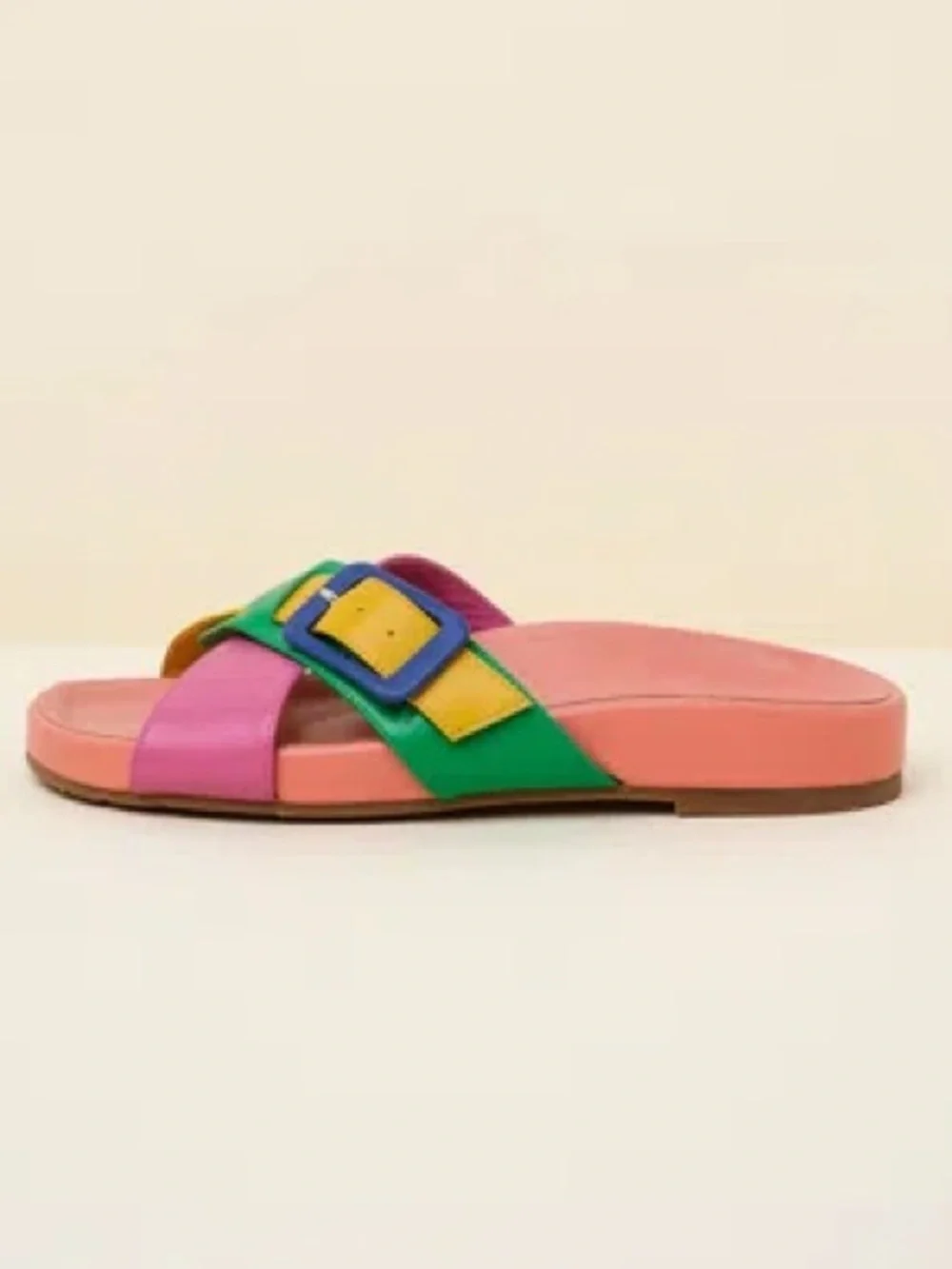 NIB CHARLOTTE STONE Sylas Sandal In Solimar
